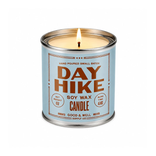 DAY HIKE COTTON WICK SOY CANDLE 1/2 PINT