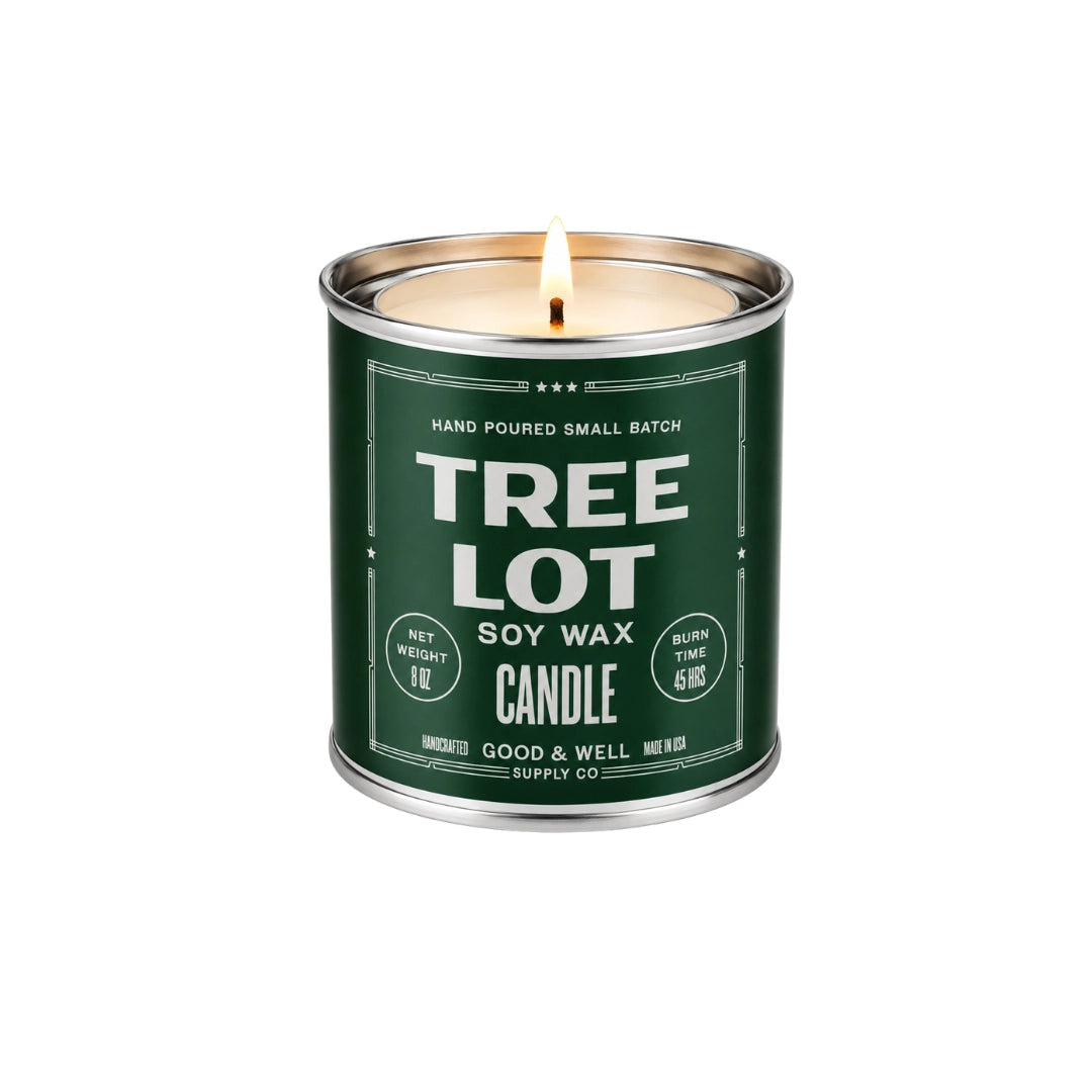 TREE LOT COTTON WICK SOY CANDLE 1/2 PINT